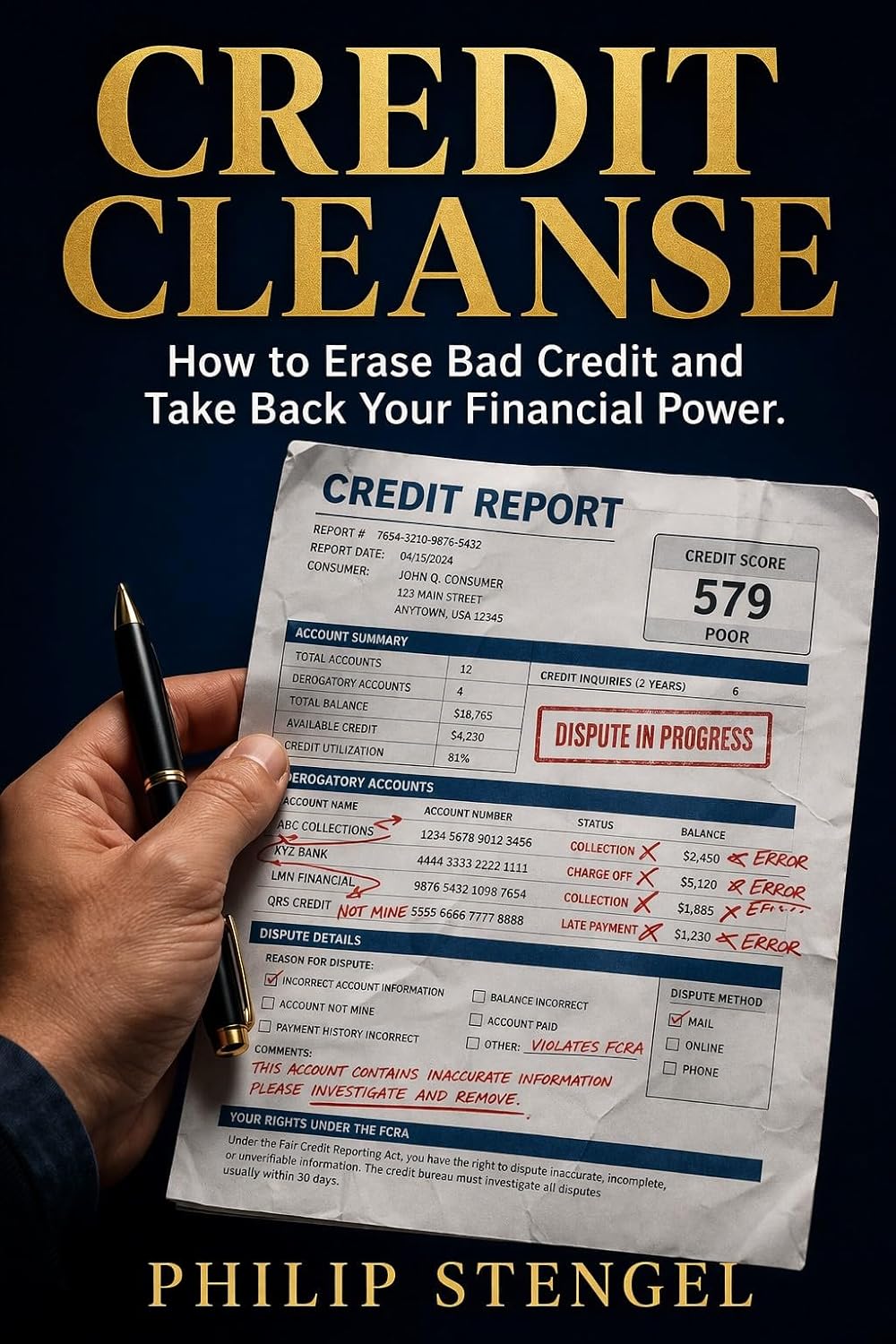 Credit Cleanse: How to Erase Bad Credit and Take Back Your Financial Power by Philip Stengel